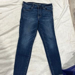 American Eagle high rise jegging crop